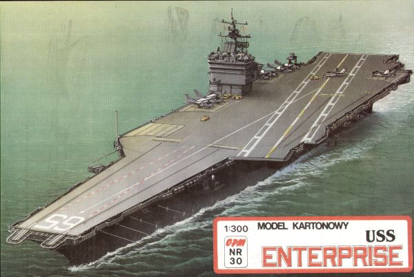 USS Enterprise CVAN-65 (nach Umbau 1982) 1:300 übersetzt