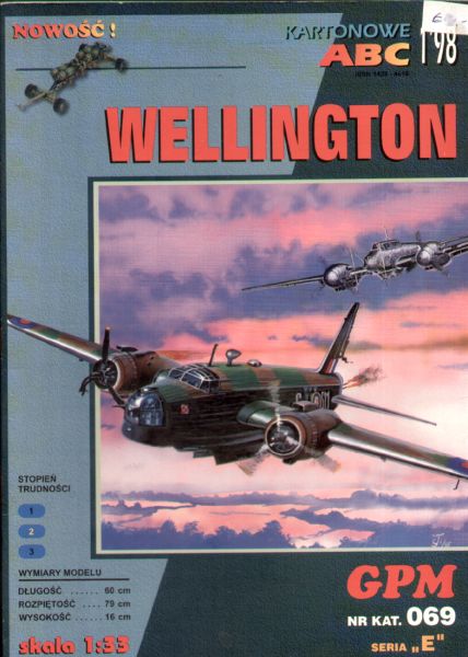 Vickers Wellington Mk.III 1:33 "gealtert"