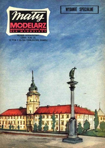Warschauer Königsschloss aus dem Jahre 1772 1:200 (MM Sonderausgabe 1972)