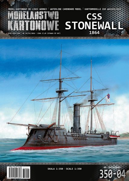 Widderschiff SCC Stonewall aus dem Jahr 1864 1:350