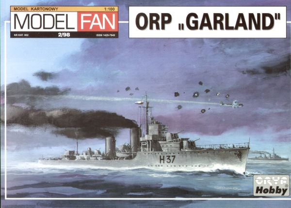 Zerstörer ORP Garland (1941) ex. HMS Garland "XXL" 1:100