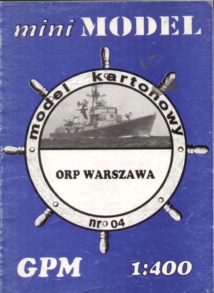Zerstörer ORP Warszawa der sowjetischen Kotlin-Klasse, Projekt 56 AE (1975) 1:400