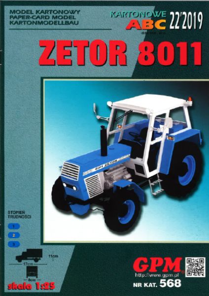 Traktor Zetor 8011, 1:25 GPM 568
