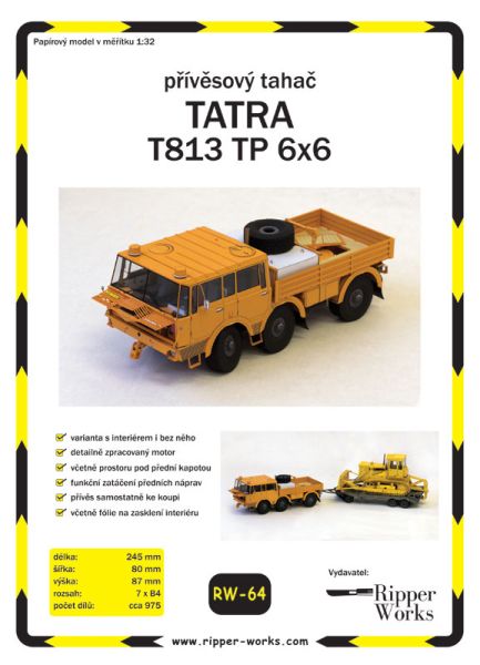 Zugmaschine TATRA T813 TP 6x6 1:32