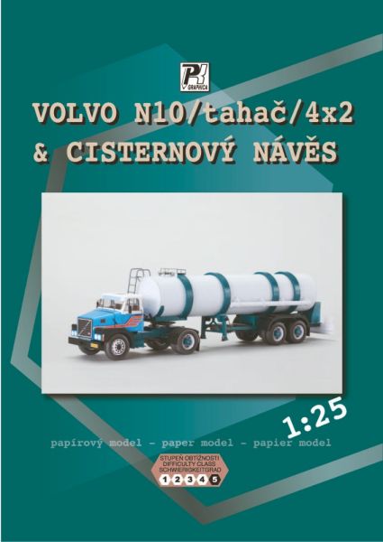 Zugmaschine Volvo N10 4x2 mit Zisternenaufleger 1:25
