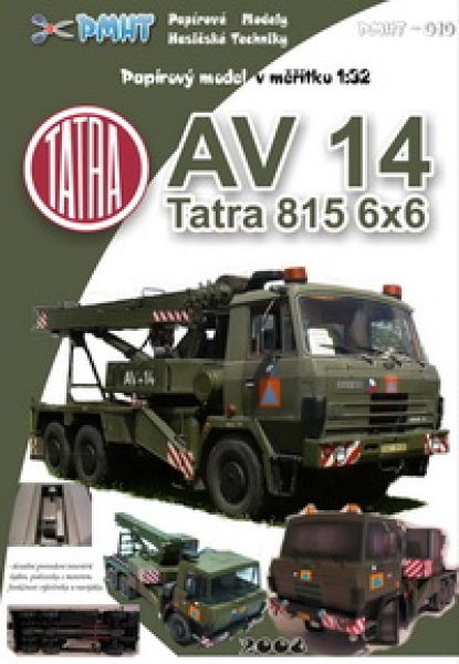 Tatra 815 6x6 AV14 Kran des tschechischen Hilfswerks 1:32