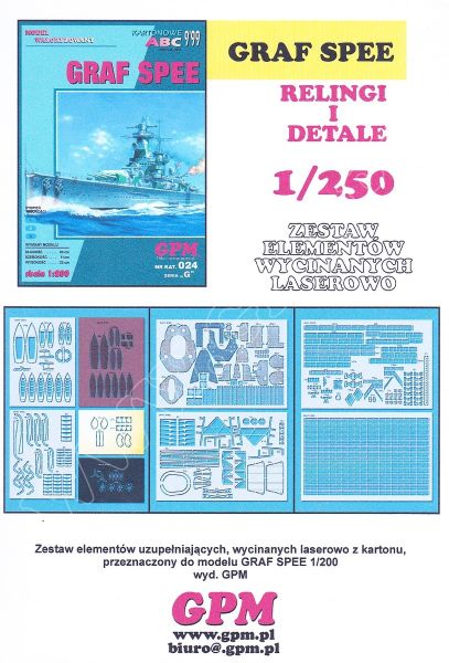 Panzerschiff Admiral Graf Spee 1:250 übersetzt!