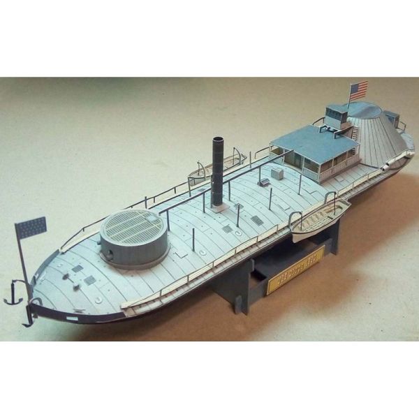 amerikanischer Monitor USS Osage (1863) 1:200 deutsche Bauanleitung