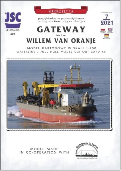 Baggerschiff Willem van Oranje (oder Gateway) 1:250 übersetzt (JSC-Ausgabe)