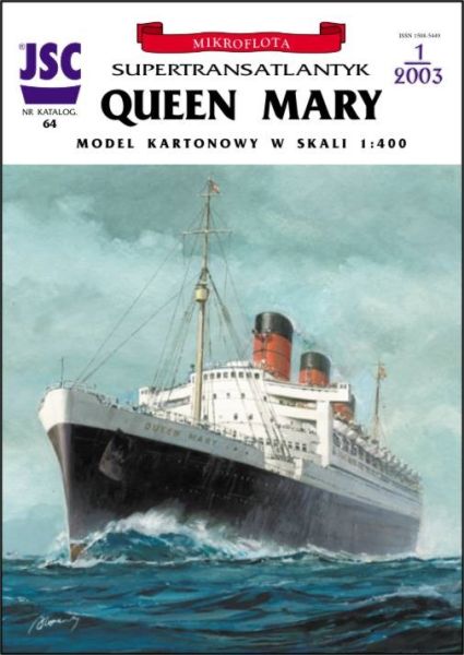 berühmter Transatlantik Queen Mary (1936) 1:400 übersetzt
