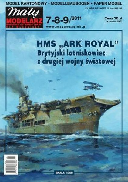 britischer Flugzeugträger HMS Ark Royal 1:300 überarbeitet
