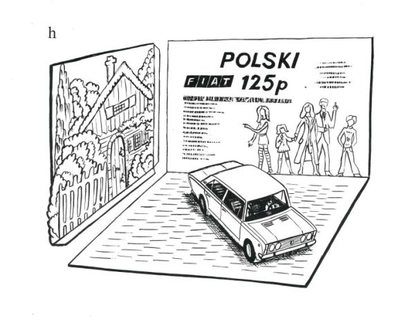 Mini-Diorama Polski Fiat 125p