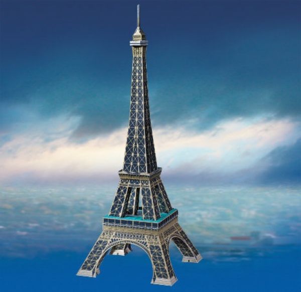 Kindermodell Eiffelturm Paris einfach, deutsche Anleitung