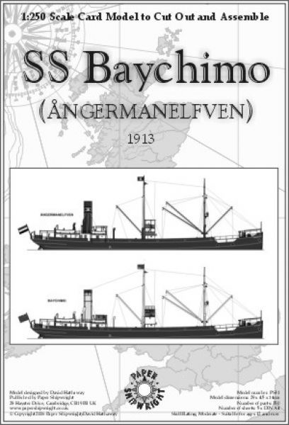 frachter Aengermanelfven (1914) oder s/s Baychimo (1931) 1:250