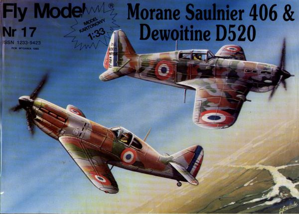 französische Jäger: Morane Saulnier MS 406 & Dewoitine D520 1:33