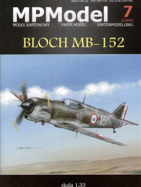 französischer Jäger Marcel Bloch MB-152 (1940)  1:33