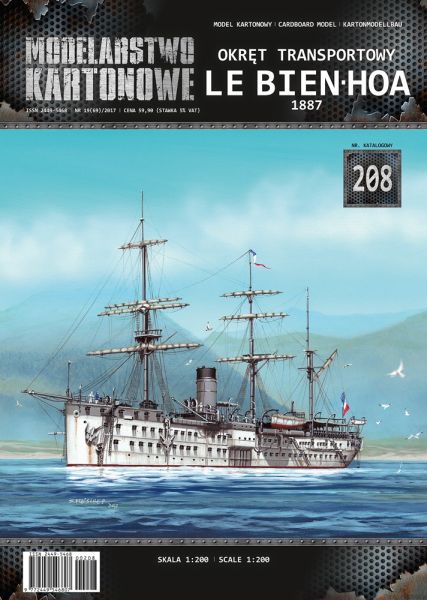französisches Militär-Transportschiff Le Bien-Hoa (1887) 1:200