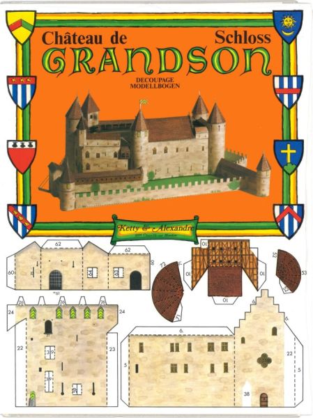 Schloss Grandson / Schweiz 1:300