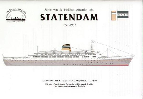 holländischer Transatlantikliner s/s STATENDAM 1:350
