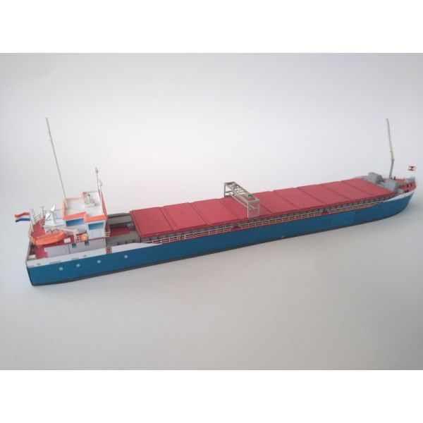 holländisches Schiff für trockene Ladungen (multipurpose dry cargo carrier) Susanne (Bj. 2002) 1:250 Wasserlinienmodell, präzise