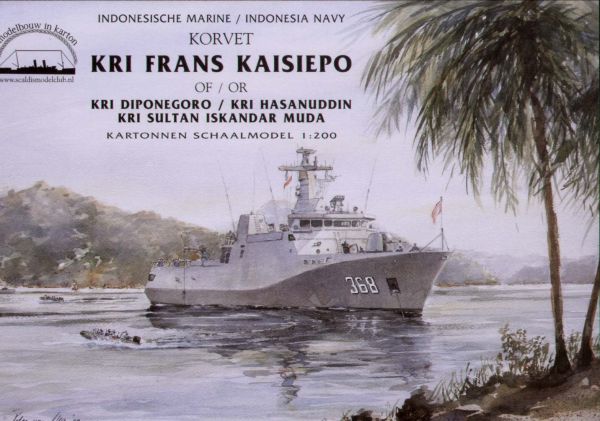 indonesische Korvette KRI FRANS KAISIEPO (2007/09) der Klasse Sigma 9113 1:200