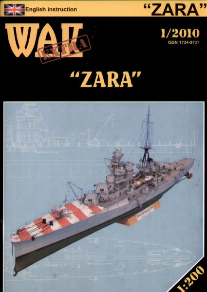 italienischer Schwerkreuzer ZARA (1941) 1:200 (1/2010 Extraausgabe)