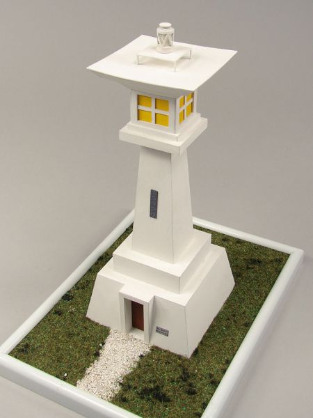 japanischer Leuchtturm Udo Saki (1967) 1:87 Ganz-LC-Modell, übersetzt