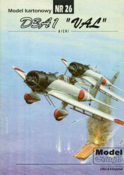 japanisches Jagdflugzeug Aichi D3A1 Val 1:33 übersetzt