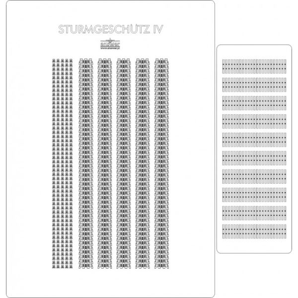 Kettensatz für Sturmgeschütz IV (Sd.Kfz. 167 / StuG IV) 1:25 (Answer Nr. 179)