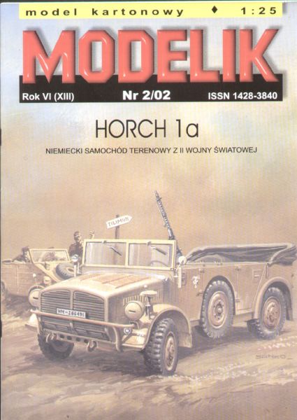militärischer Geländewagen Horch 1a (Bj. 1935) Africa Corps 1:25, ANGEBOT