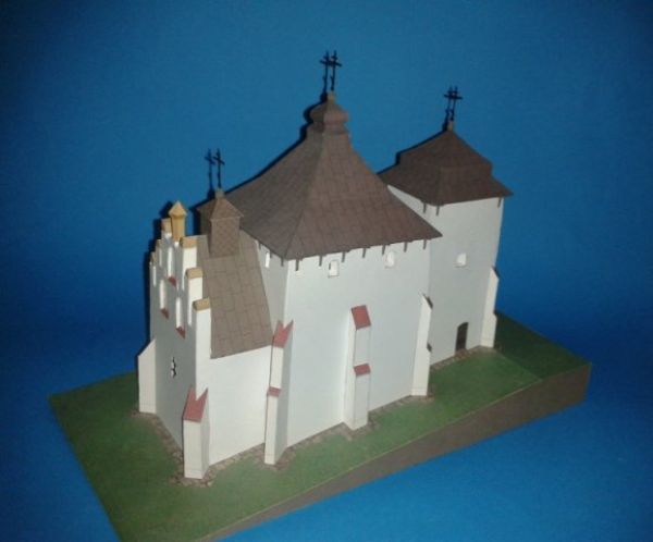 orthodoxe St.Onufry-Kirche in Posada Rybotycka / Polen 1:100