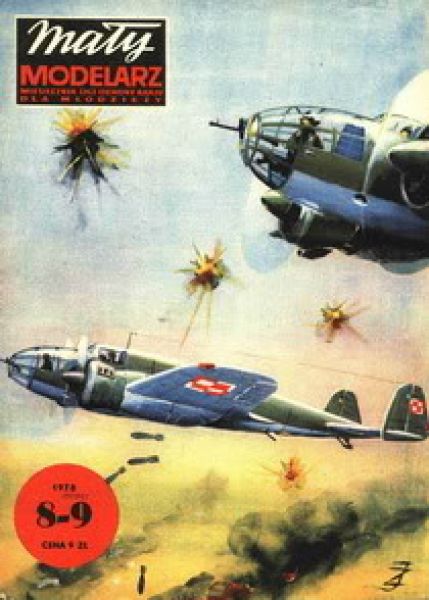 poln. Bombenflzg PZL P-37 Los B (1939) 1:33