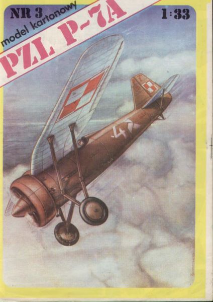 poln. Jagdflugzeug PZL P-7A (1939) 1:33 übersetzt