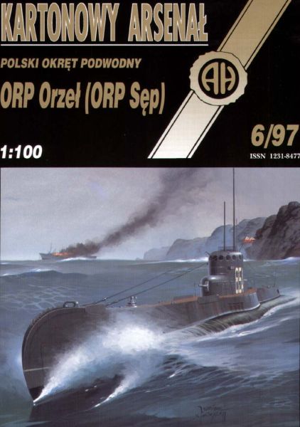 poln. U-Boot ORP Orzel / optional ORP Sep (1939) 1:100