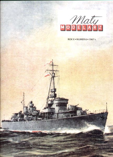 polnischer Minenleger ORP Gryf (1939) 1:200 Reprint