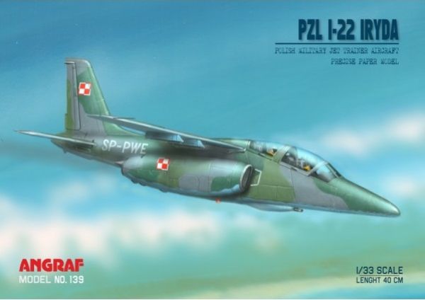 polnischer Strahltrainer PZL I-22 Iryda M1 (2. Flugzeugprototyp, 1991) 1:33
