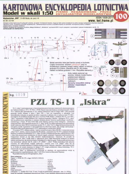 polnischer Trainer TS-11bis "Iskra" (Juli 2001) 1:50