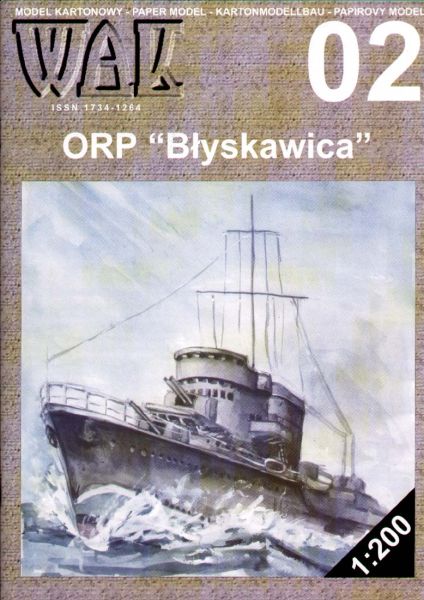 polnischer Zerstörer ORP Blyskawica (1940) 1:200