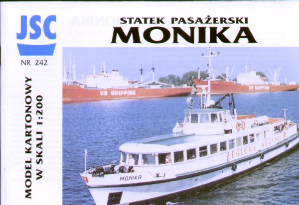 polnisches Ausflugsschiff Monika 1:200