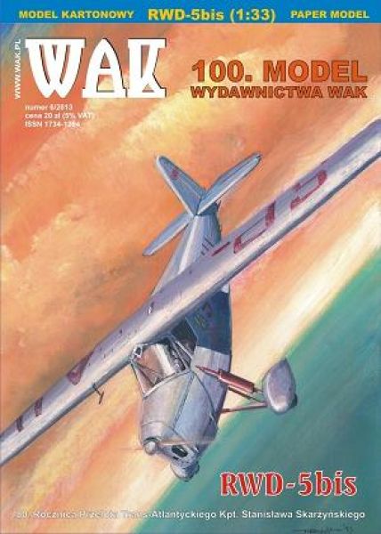 polnisches Fernreiseflugzeug RWD-5bis (1933) 1:33