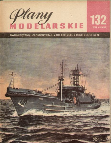 polnisches Marine-Rettungsboot ORP Piast (Bj. 1973) 1:50 BAUPLAN