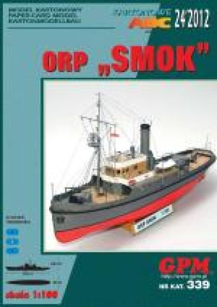 polnisches Minenboot ORP Smok (1932) 1:100 inkl. Spanten-/Detailsatz