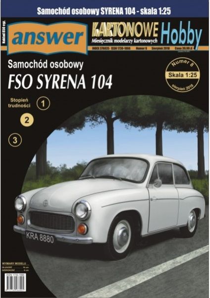 polnisches Pkw FSO SYRENA 104 (Bj. 1966-1972) 1:25