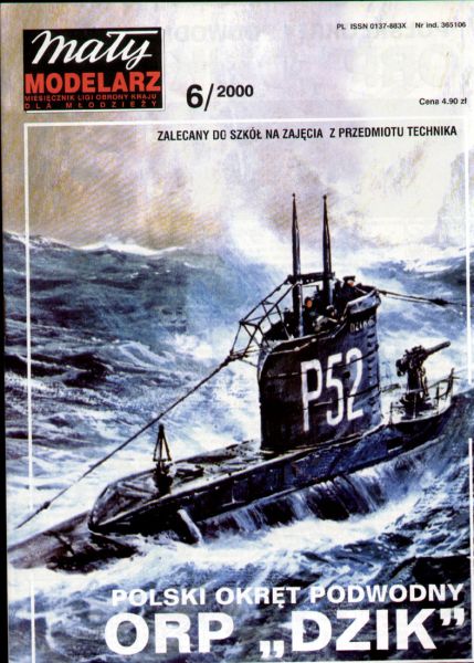 polnisches U-Boot ORP Dzik (britische U-Klasse) 1:100