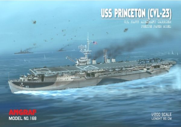 US-amerikanischer Flugzeugträger USS Princeton (CVL-23) 1:200 präzise