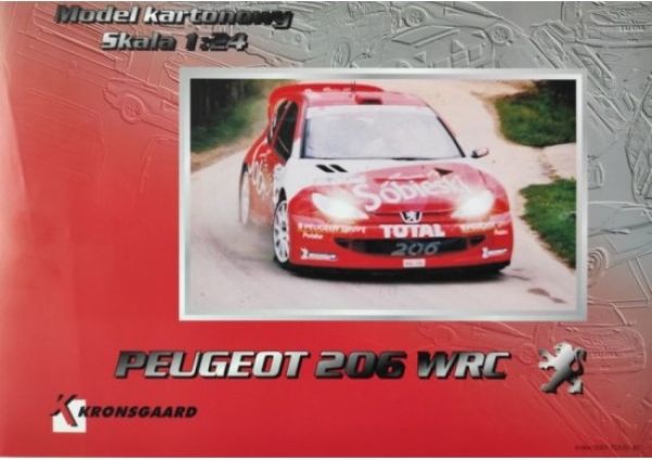 Rallye-Fahrzeug Peugeot 206 WRC 1:24