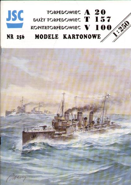 schwarze Gesellen -Torpedoboote A 20, T 157, V 100 1:250 überset