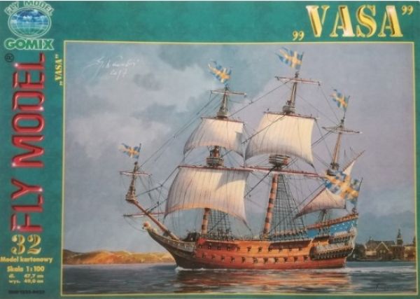 schwedische Galeone Vasa (1628) 1:100 (3. Ausgabe) selten