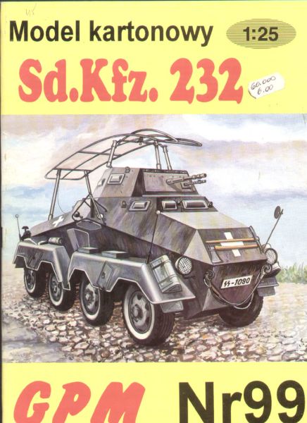 schwerer Radpanzerwagen Sd.Kfz. 232 optional Sd.Kfz. 231 1:25 ANGEBOT