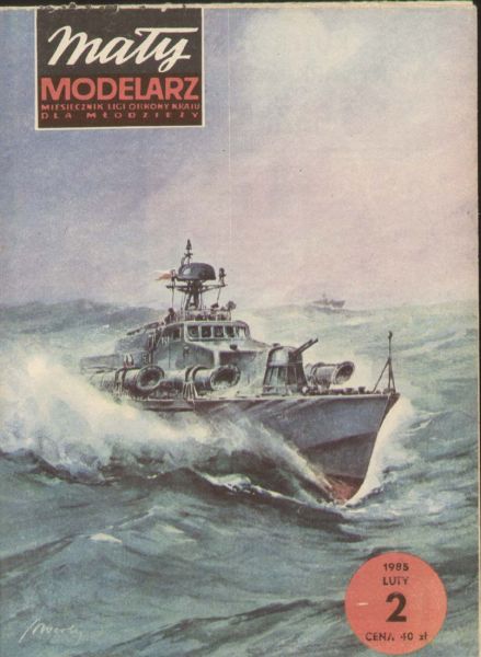 sowjetisches Torpedoboot der DDR-Marine SHERSHEN (1960er) 1:100